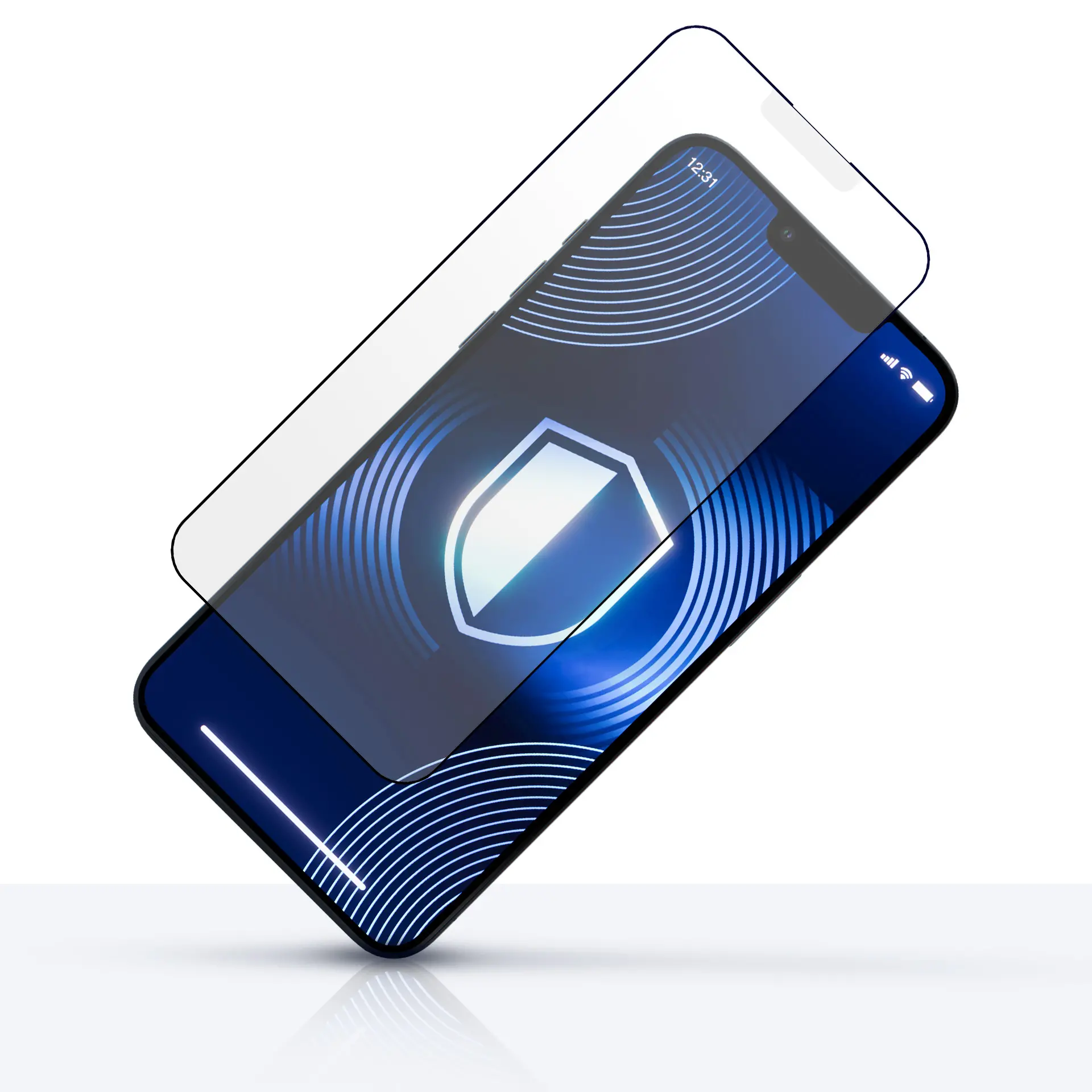 Szkło hartowane 3mk HardGlass Matt Max do iPhone 13 Mini
