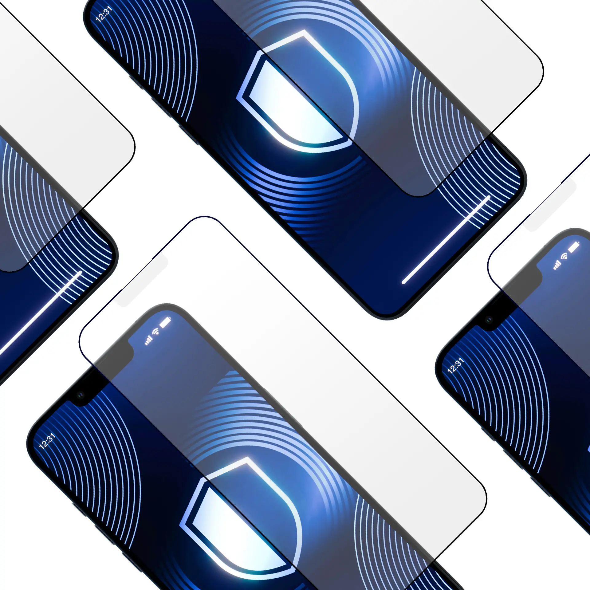 Szkło hartowane 3mk HardGlass Matt Max do iPhone 13 Mini
