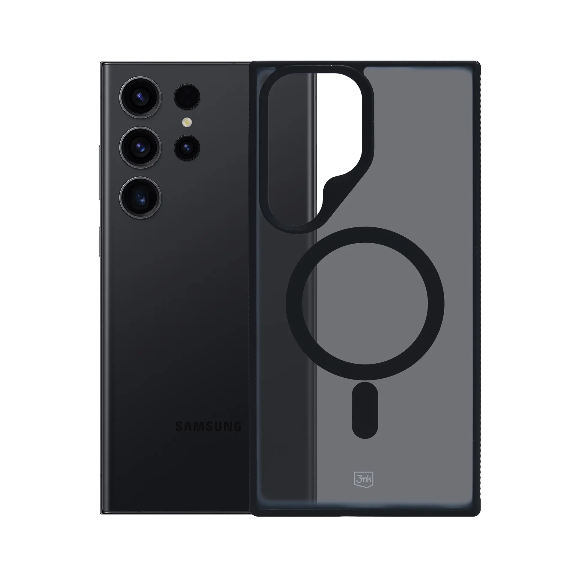 Etui 3mk Smoke MagCase do Samsung Galaxy S23 Ultra Czarny