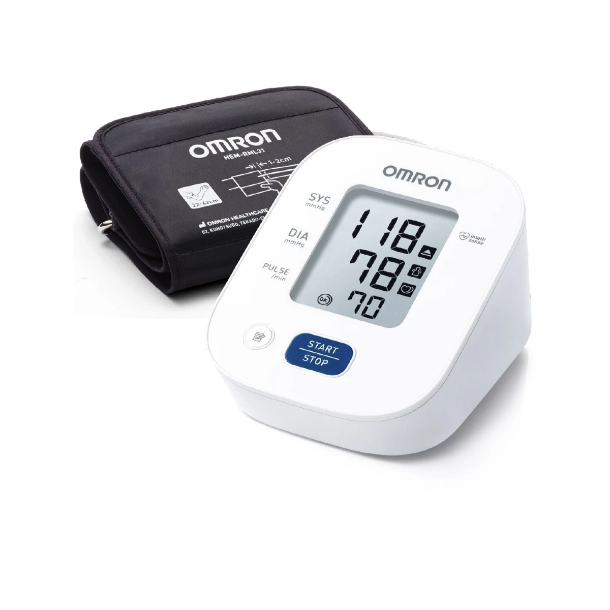 Omron M2+ HEM-7146-E Wykrywanie arytmii