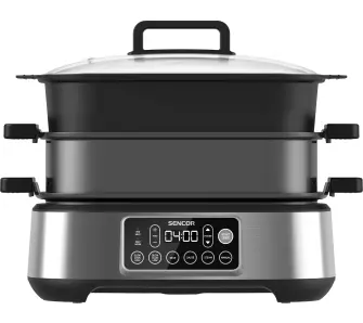 Wolnowar Sencor SPR 6300BK 1360W 6l Kosz do gotowania na parze