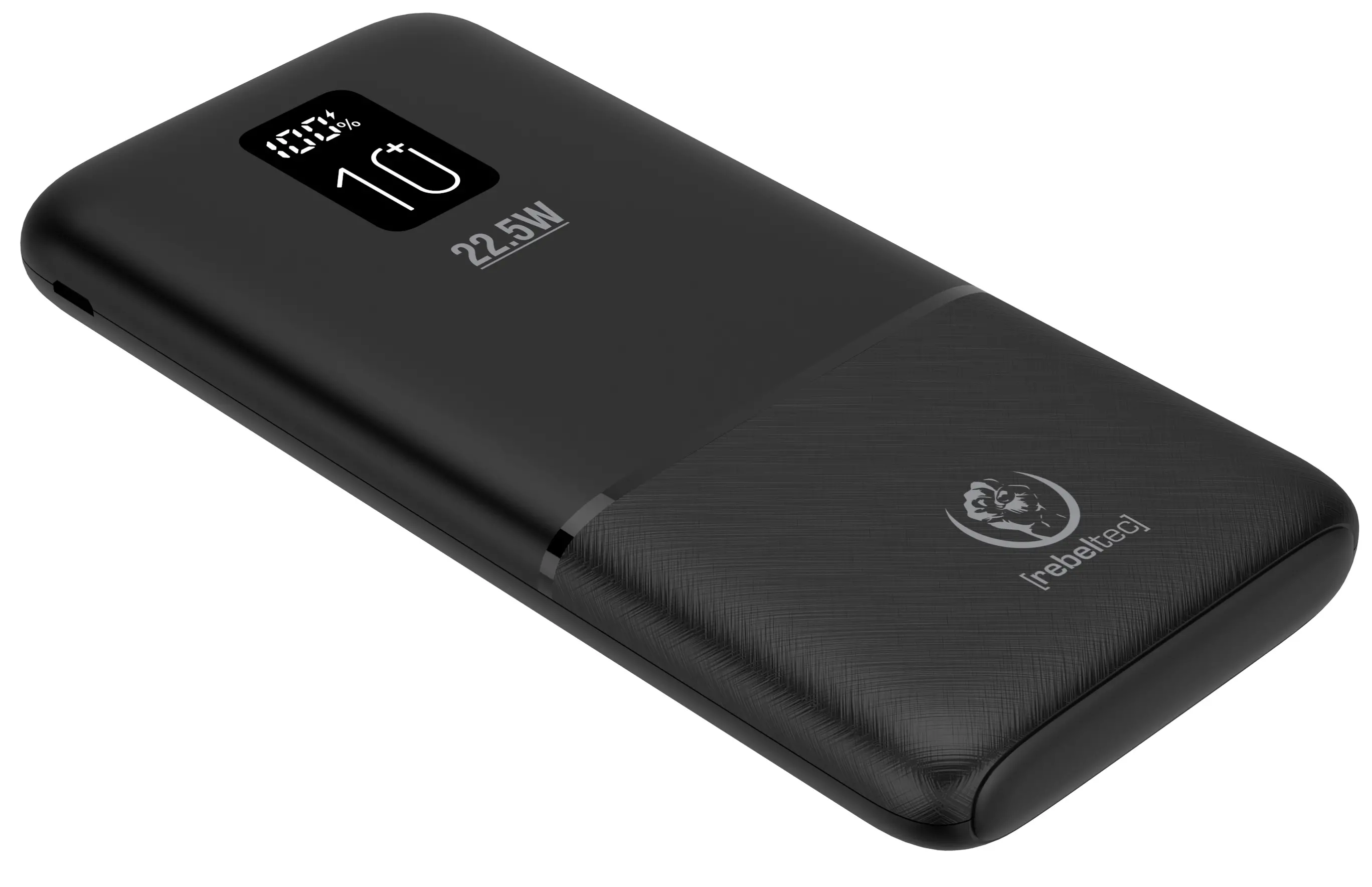 Powerbank Rebeltec P10 LCDPD 10000mAh 22,5W Czarny