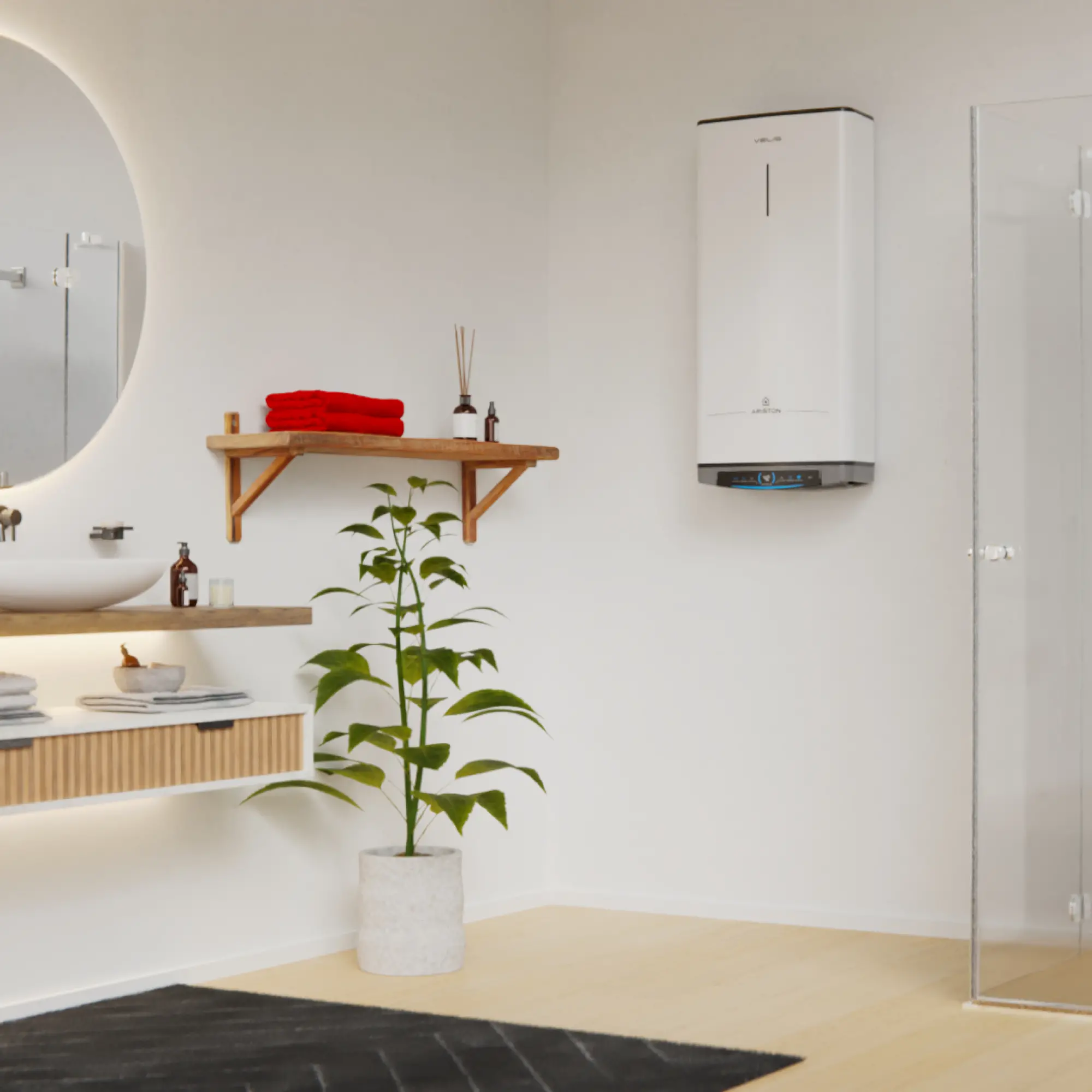 Bojler elektryczny Ariston Velis Dune Wi-Fi 80 4018001 1,5kW 15dB