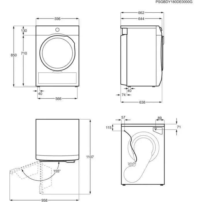 Suszarka Electrolux 800 UltraCare EW8D595MCP 63,8cm 9kg Zdalne sterowanie