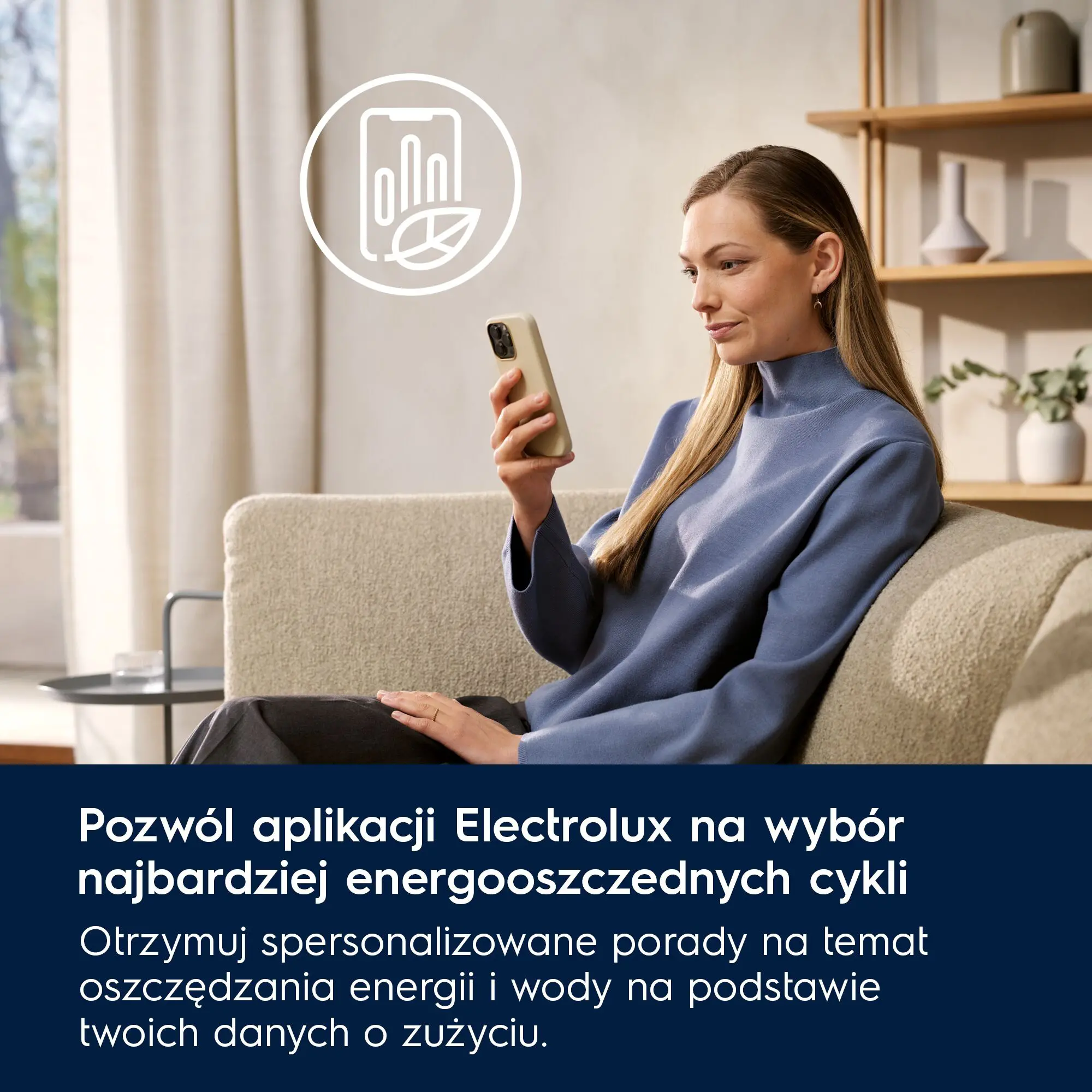 Suszarka Electrolux 800 UltraCare EW8D595MCP 63,8cm 9kg Zdalne sterowanie