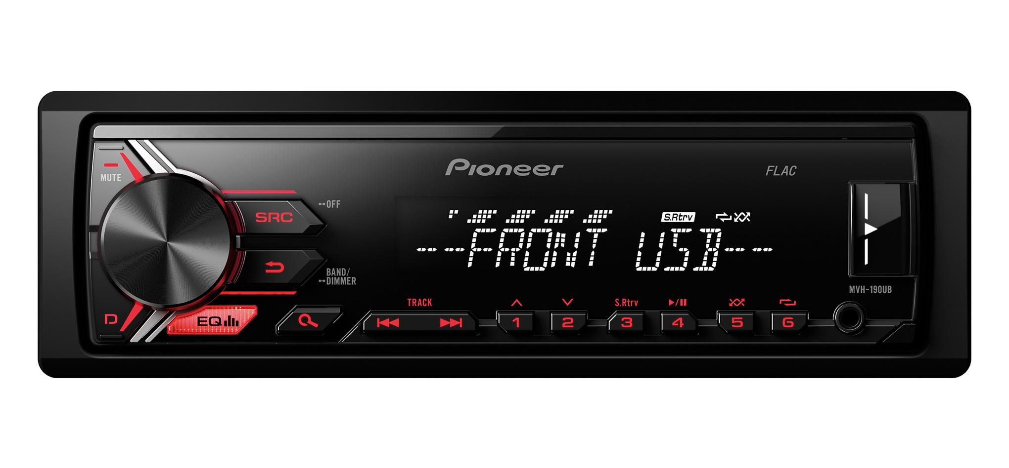 Radioodtwarzacz samochodowy Pioneer MVH-190UB