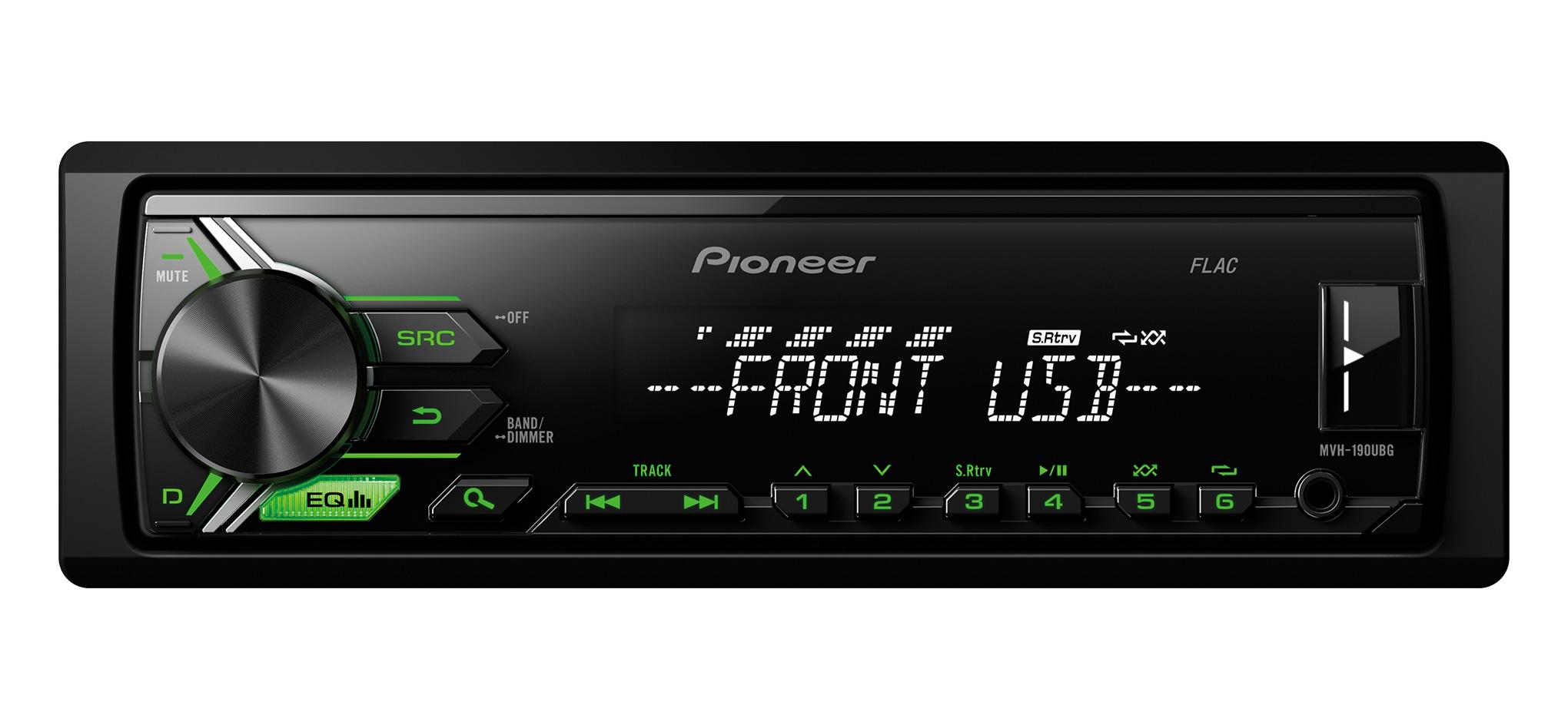 Radioodtwarzacz samochodowy Pioneer MVH-190UBG