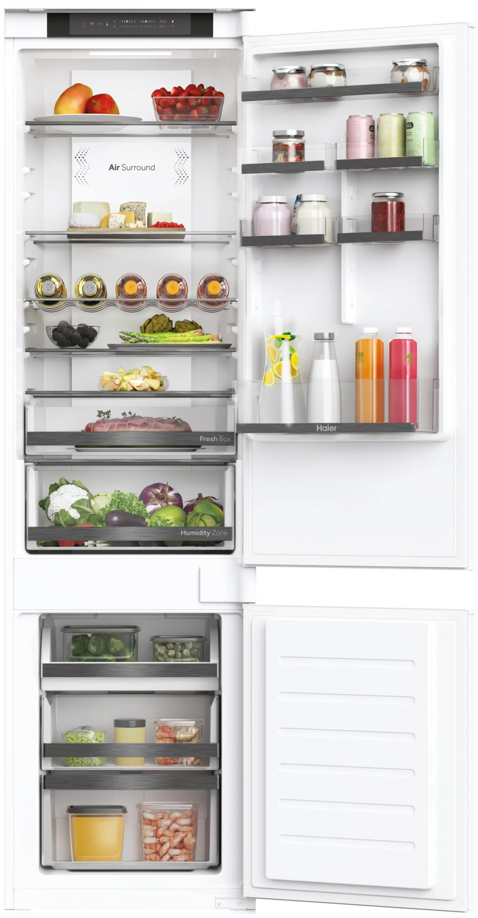 Lodówka Haier HBW5519D Pełny No Frost 193,5cm Komora świeżości Zdalne sterowanie