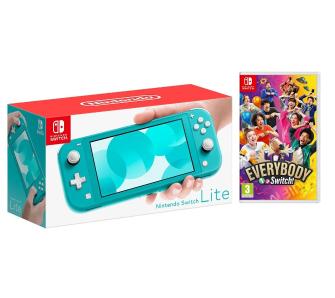 Konsola Nintendo Switch Lite (turkusowy) Everybody 1-2 Switch