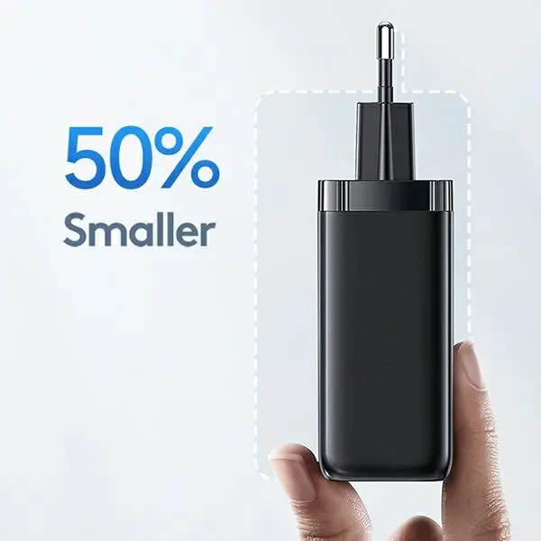 Ładowarka sieciowa USAMS T45 USB-C+USB 65W PD Super SI Biały
