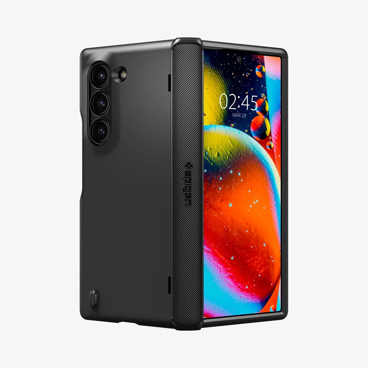 Etui Spigen Slim Armor Pro ACS07820 do Samsung Galaxy Z Fold 6 Czarny
