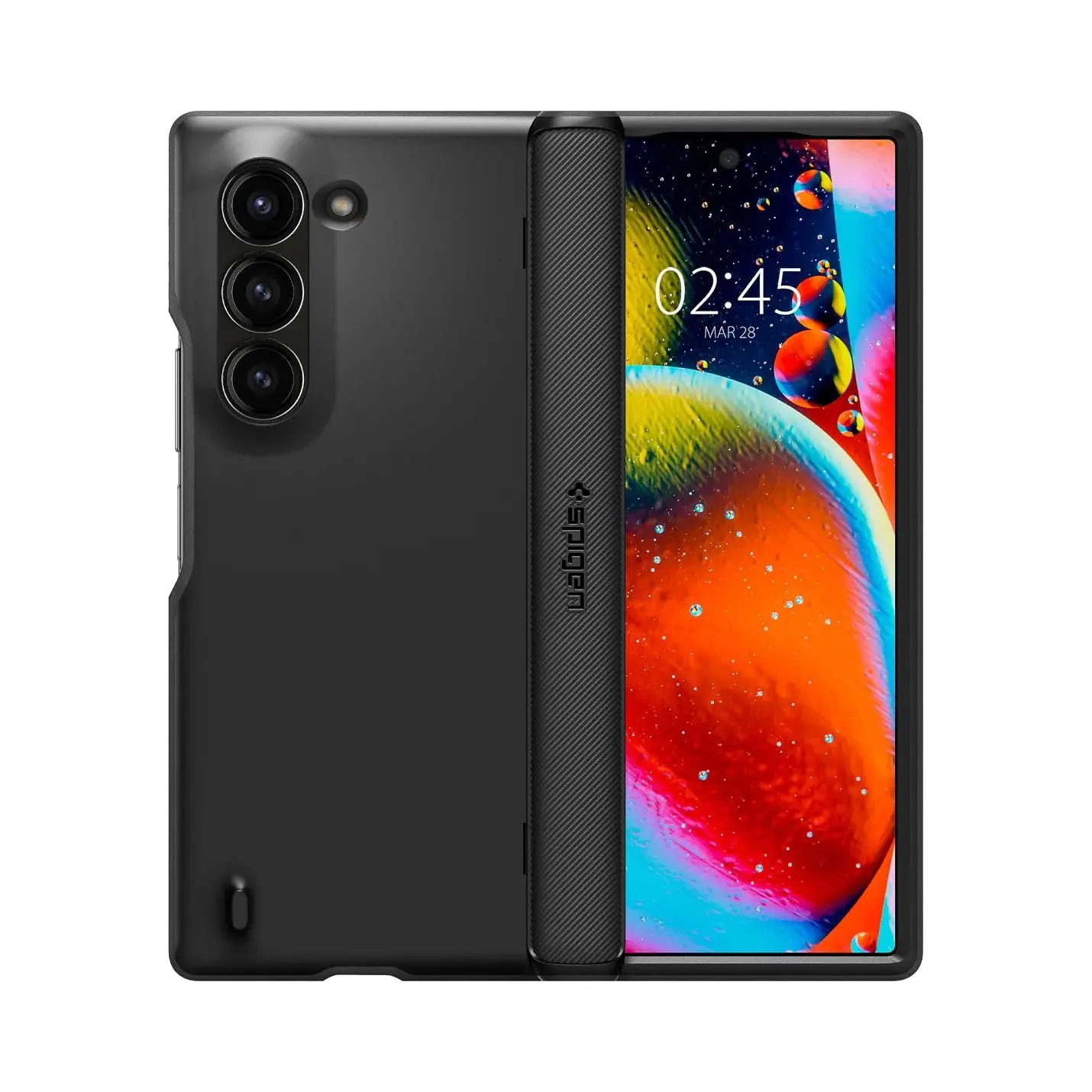 Etui Spigen Slim Armor Pro ACS07820 do Samsung Galaxy Z Fold 6 Czarny