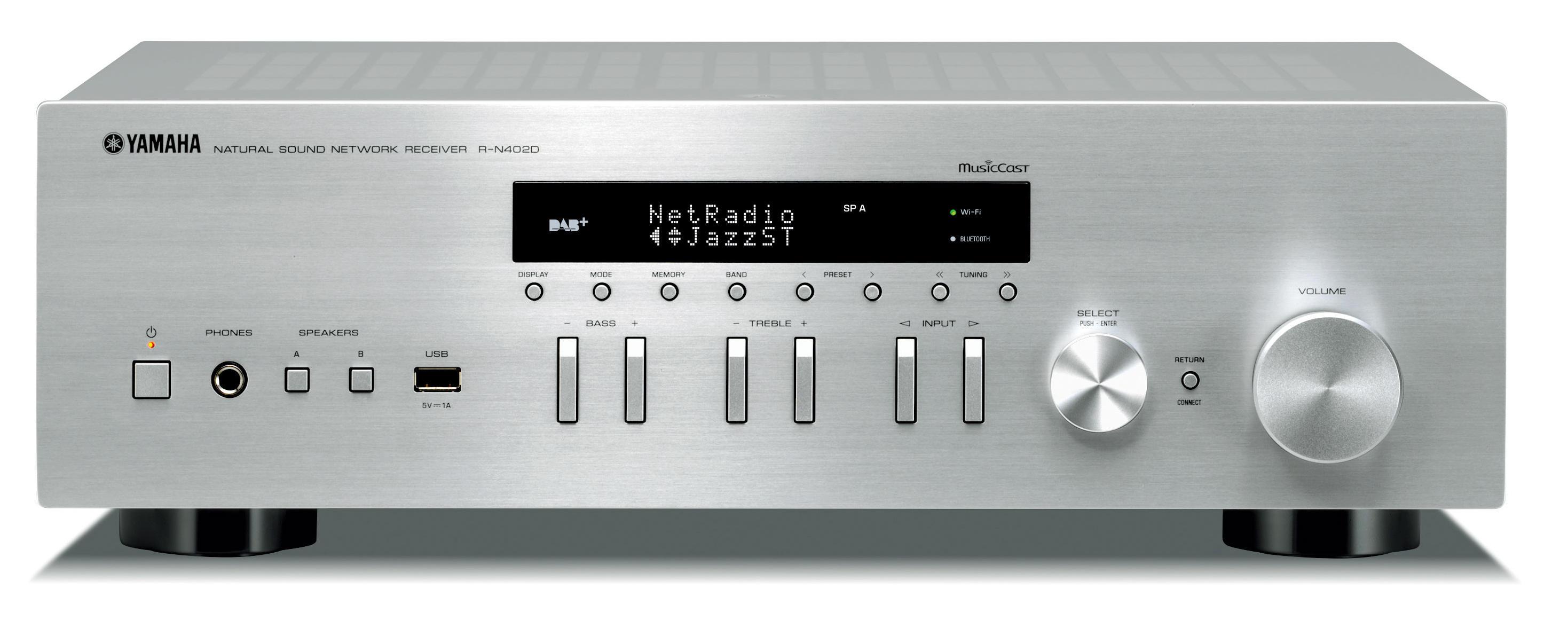 Amplituner Yamaha MusicCast R-N402D (srebrny)