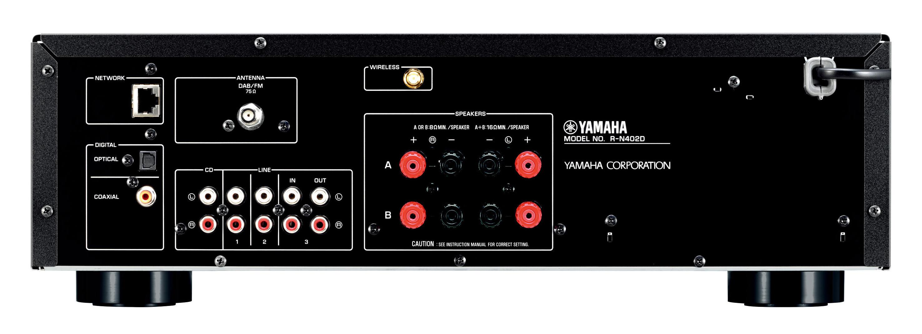 Amplituner Yamaha MusicCast R-N402D (srebrny)
