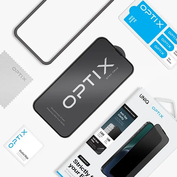 Szkło hartowane UNIQ Optix Privacy do iPhone 15 Pro Max