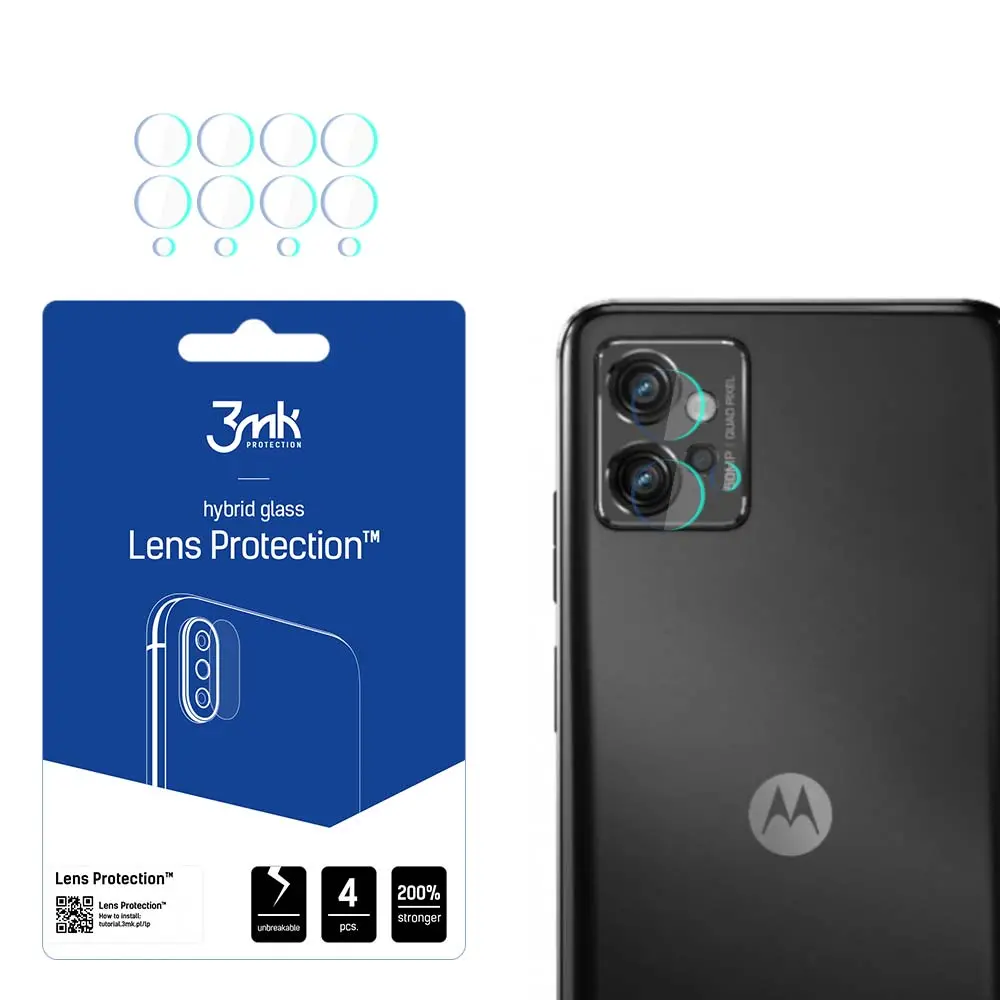 Szkło hybrydowe 3mk Lens Protection do Motorola Moto G32