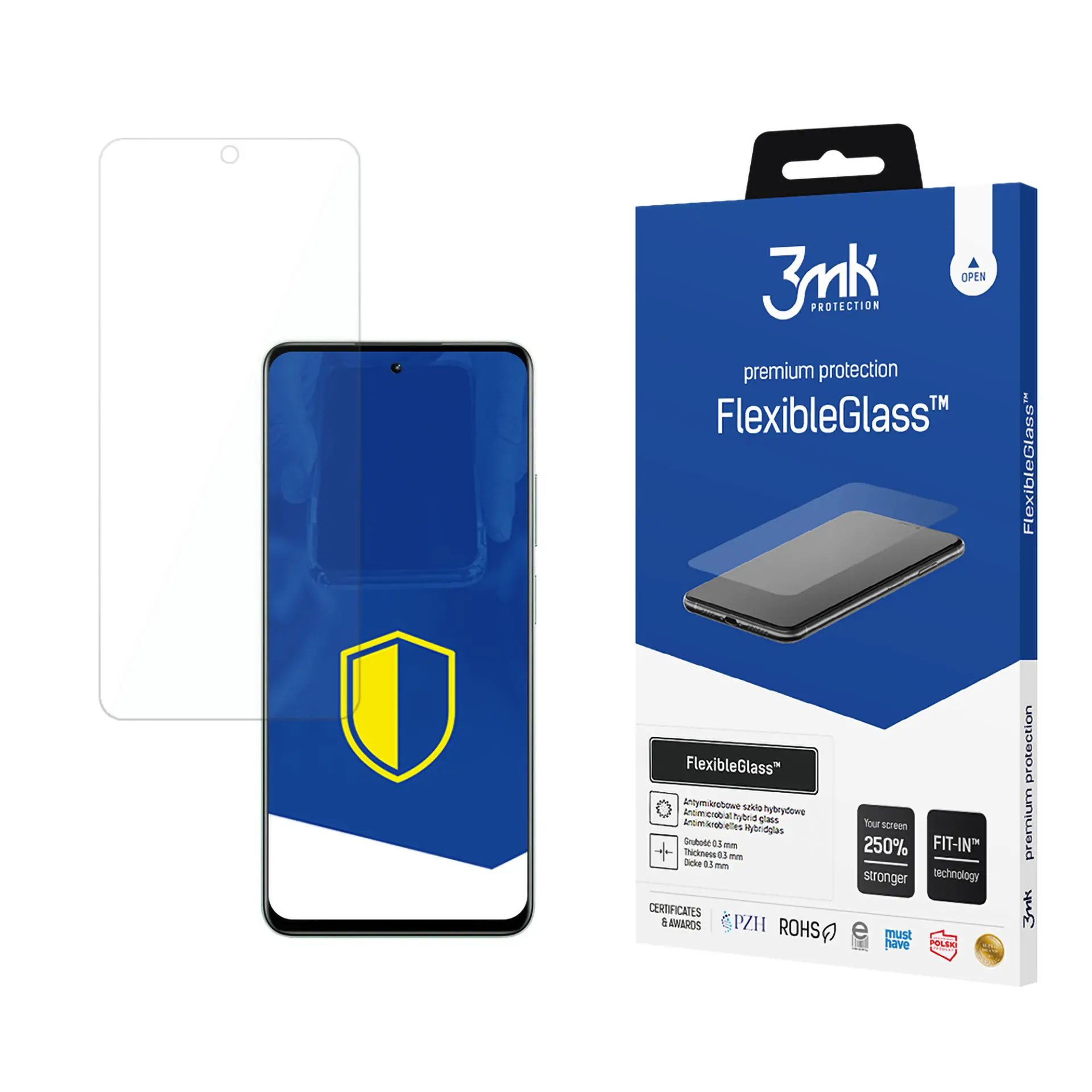 Szkło hybrydowe 3mk Flexibleglass do Realme C67