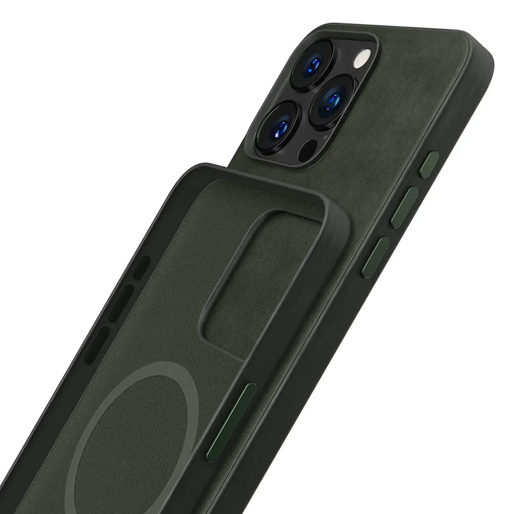 Etui 3mk Hardy MagFabric Case do iPhone 15 Pro Max Zielony