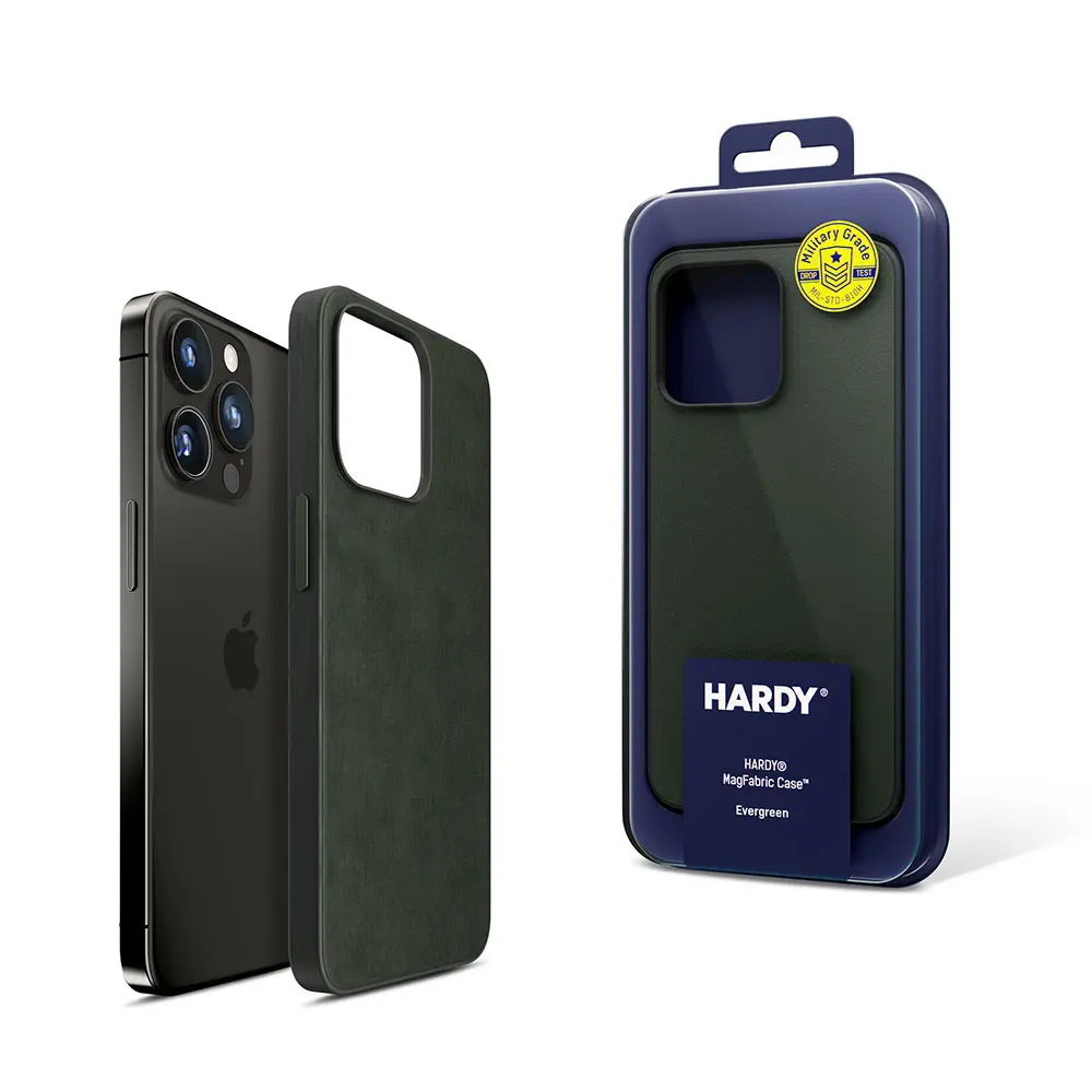 Etui 3mk Hardy MagFabric Case do iPhone 15 Pro Max Zielony