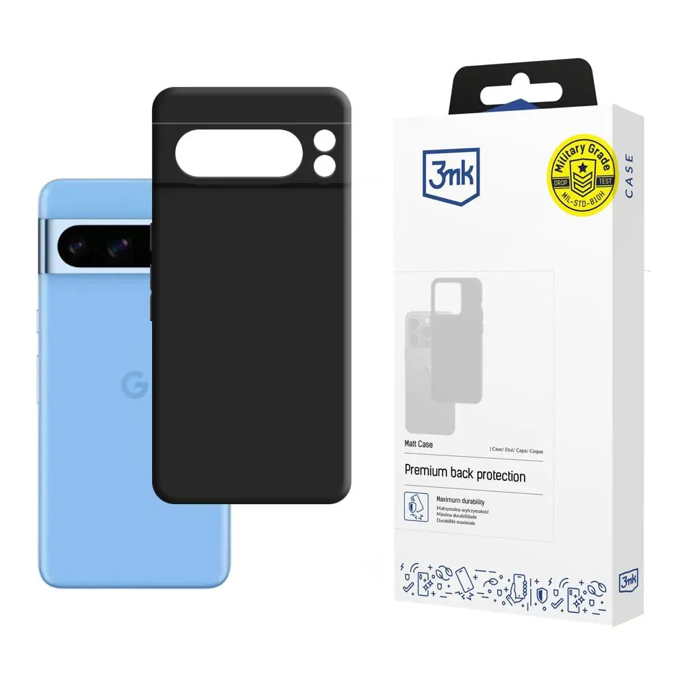 Etui 3mk Matt Case do Google Pixel 8 Pro Czarny