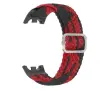 Pasek Beline do Mi Band 8 Nylon Czarno-czerwony