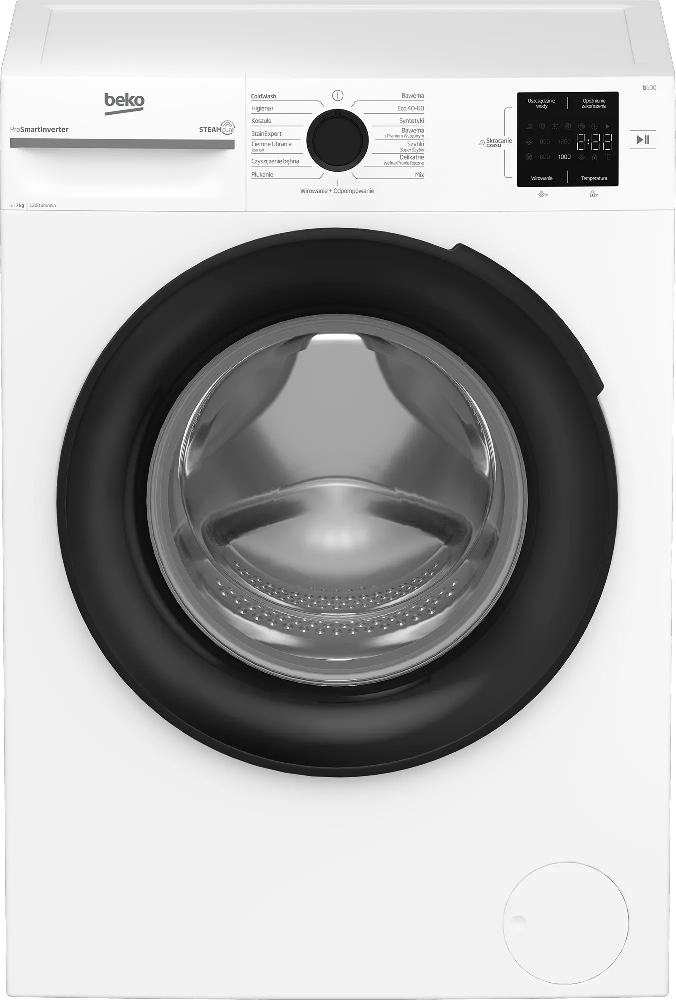 Pralka Beko b100 BM1WFU37225WPB Slim 7kg 1200obr/min