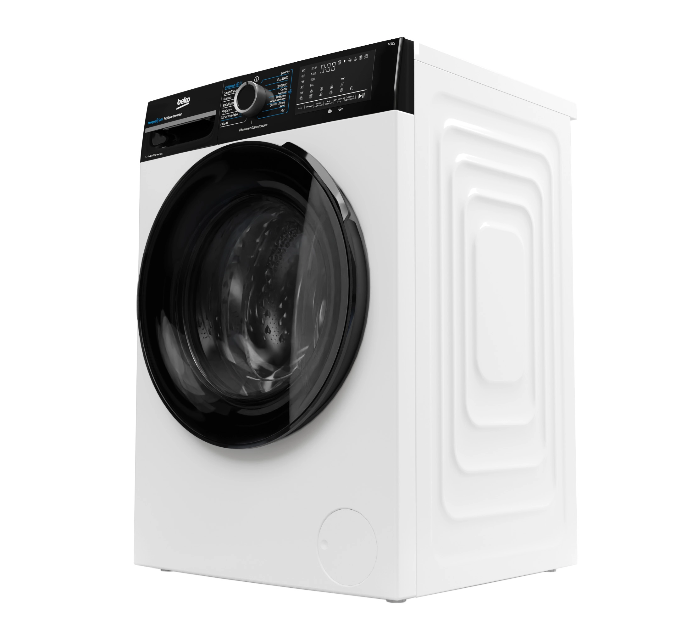 Pralka Beko b300 BM3WFU47215WBDC EnergySpin Slim 7kg 1200obr/min