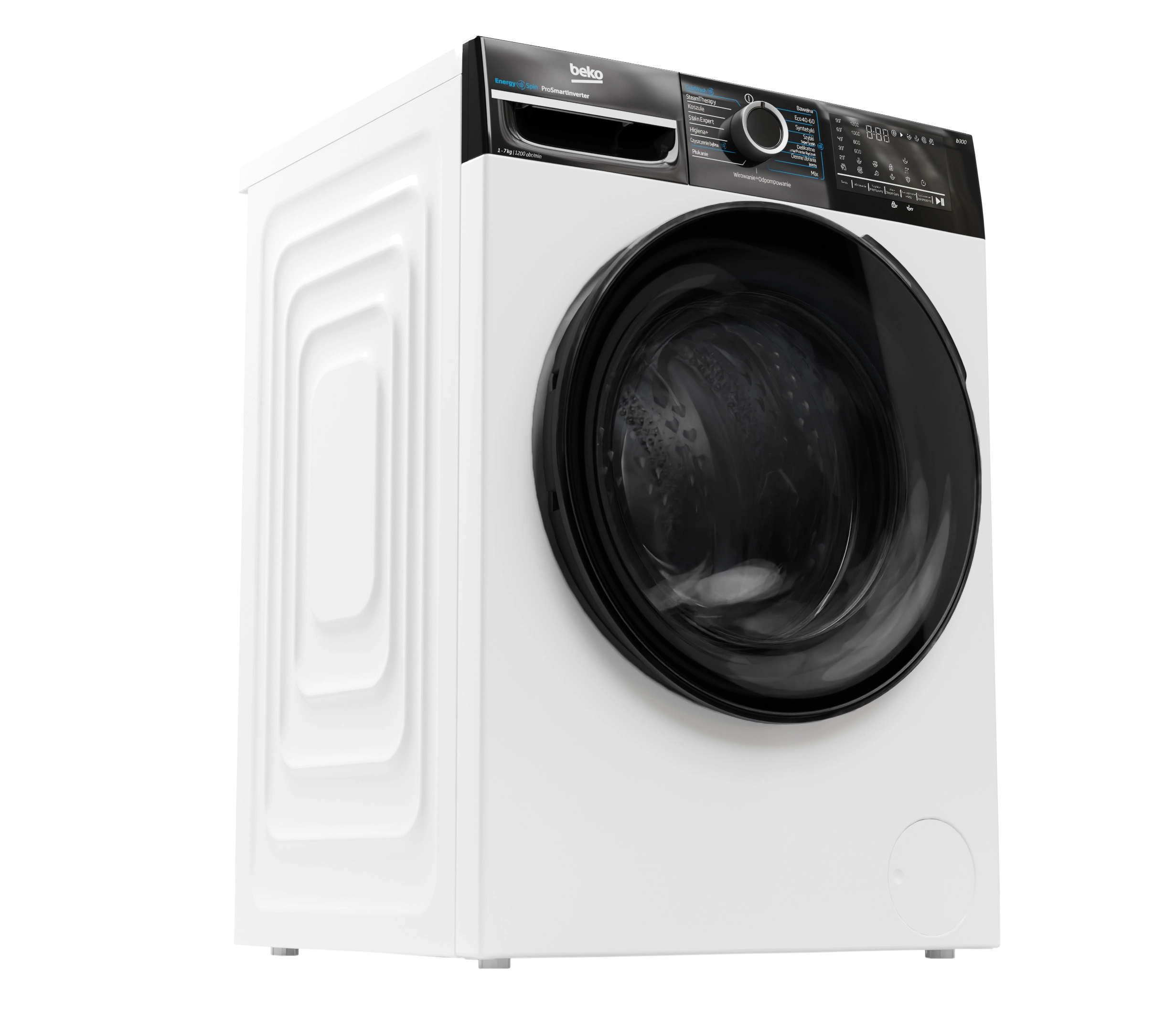 Pralka Beko b300 BM3WFU47215WBDC EnergySpin Slim 7kg 1200obr/min