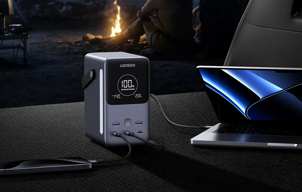 Powerbank UGREEN PB770 48000mAh, 300W Szary