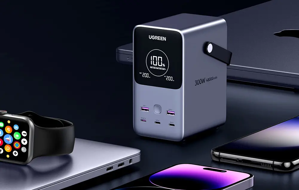 Powerbank UGREEN PB770 48000mAh, 300W Szary