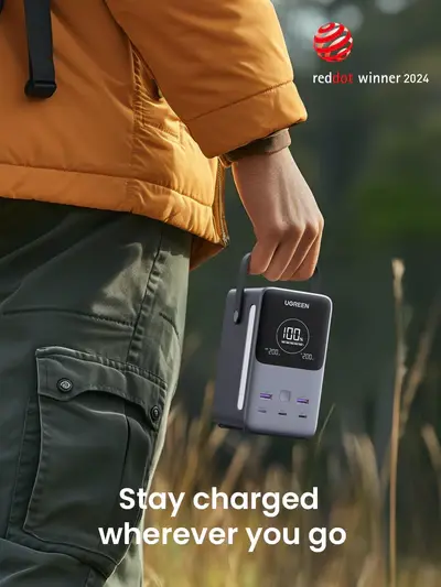 Powerbank UGREEN PB770 48000mAh, 300W Szary