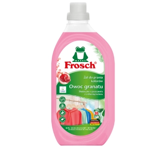 Żel do prania Frosch do tkanin kolorowych Owoc granatu 1500ml