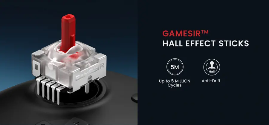 Pad GameSir HRG22991 G7 HE Wired do PC Xbox Przewodowy Czarny