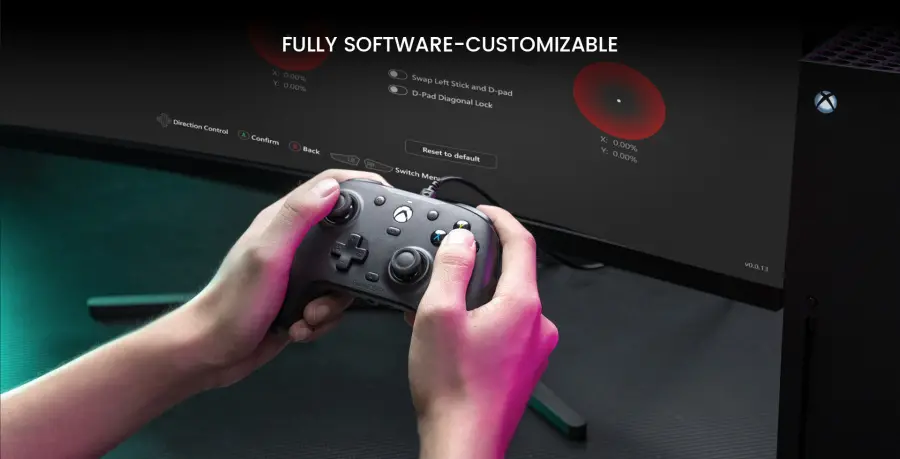 Pad GameSir HRG22991 G7 HE Wired do PC Xbox Przewodowy Czarny
