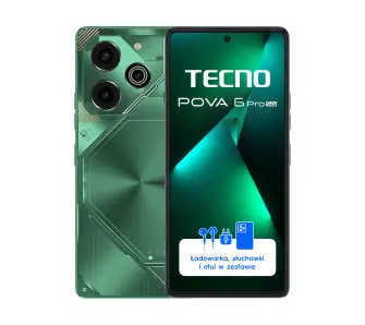 Smartfon Tecno Pova 6 Pro 5G 12/256GB  6,78" 120Hz 108Mpix Zielony