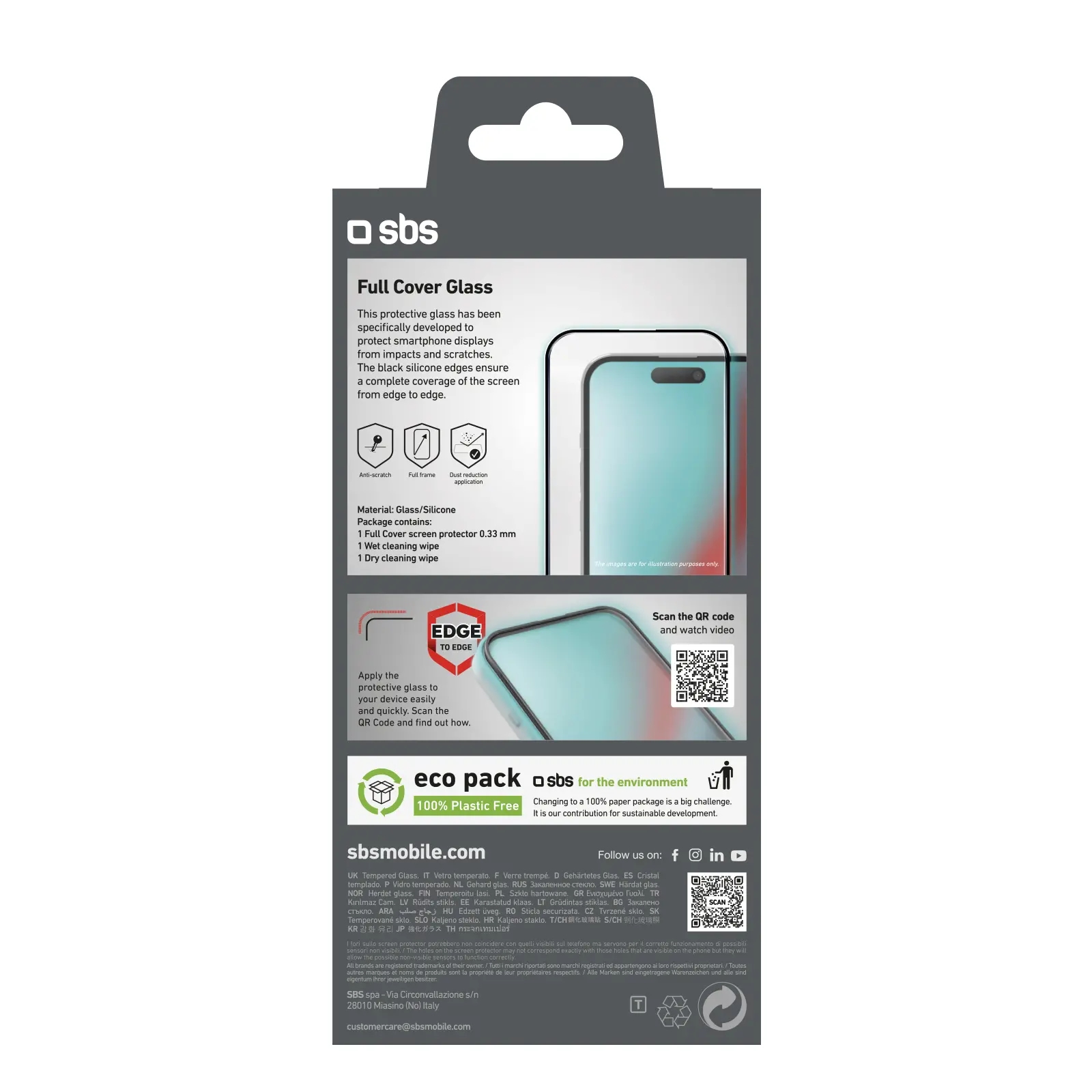 Szkło hartowane SBS TESCRFCIP1667 do iPhone 16 Plus/15 Plus