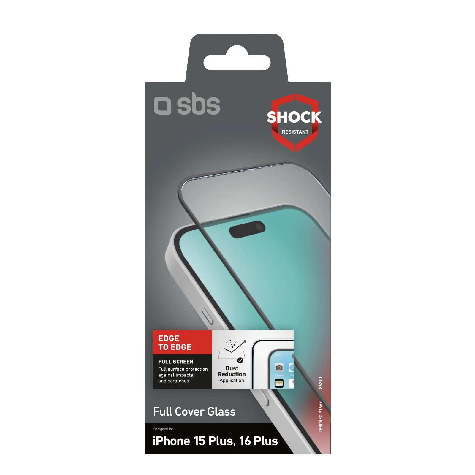Szkło hartowane SBS TESCRFCIP1667 do iPhone 16 Plus/15 Plus