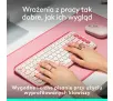 Klawiatura membranowa Logitech POP Icon Keys Różowy