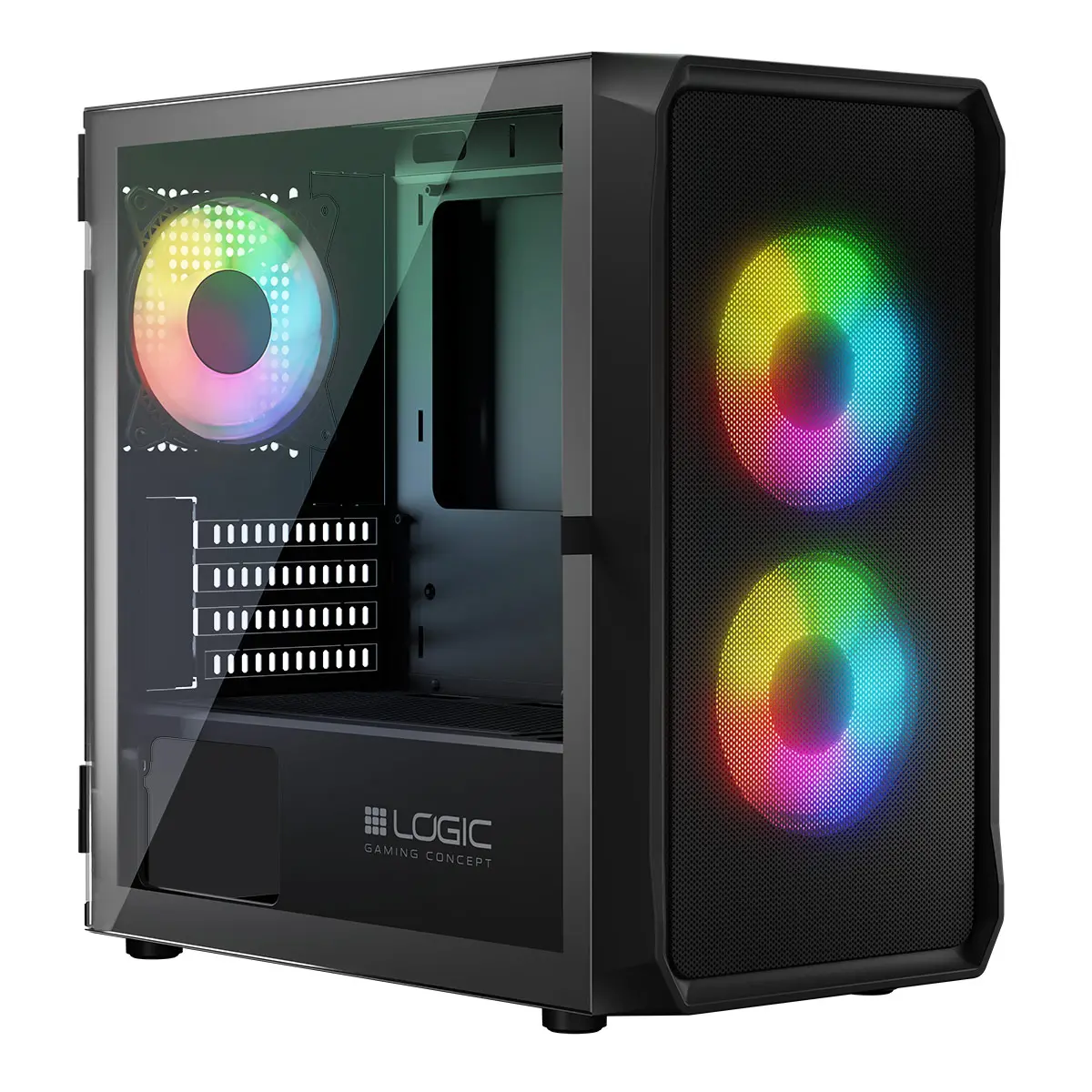 Obudowa Logic Portos ARGB Czarny