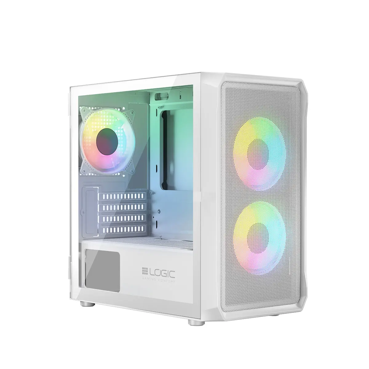 Obudowa Logic Portos ARGB Biały