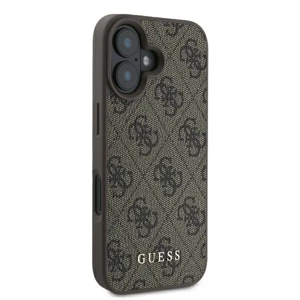 Etui Guess 4G Classic do iPhone 16 Plus Brązowy