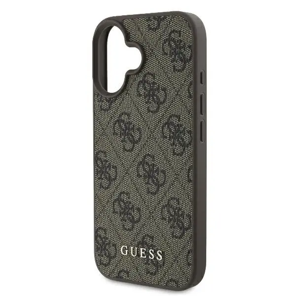 Etui Guess 4G Classic do iPhone 16 Plus Brązowy