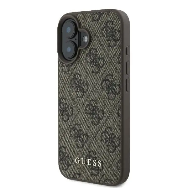 Etui Guess 4G Classic do iPhone 16 Plus Brązowy