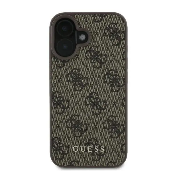 Etui Guess 4G Classic do iPhone 16 Plus Brązowy