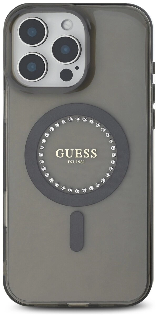 Etui Guess hardcase 4G Classic iPhone 16 Pro Czarny