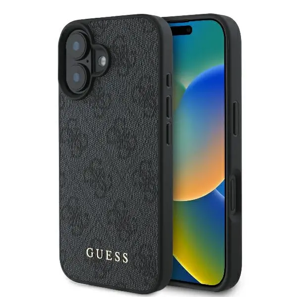 Etui Guess 4G Classic iPhone 16 Plus Czarny