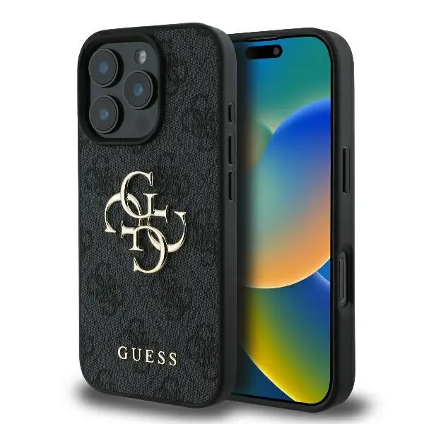 Etui Guess hardcase 4G Big Logo do iPhone 16 Pro Max Czarny