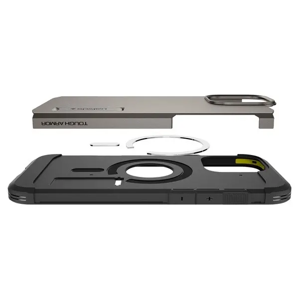 Etui Spigen Tough Armor MagSafe do iPhone 16 Pro Max Szary