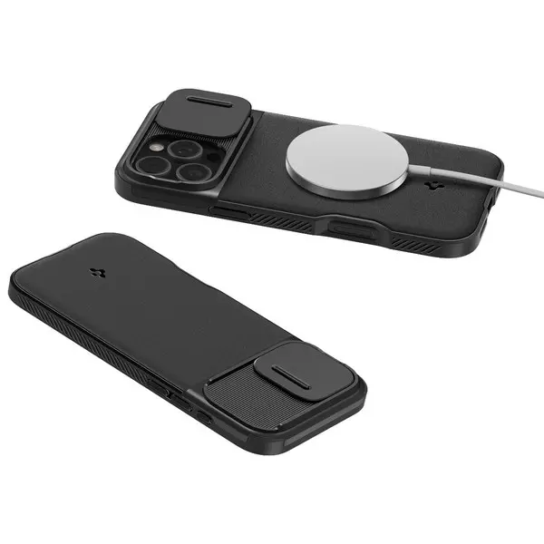 Etui Spigen Optik Armor MAG Magsafe do iPhone 16 Pro Max Czarny