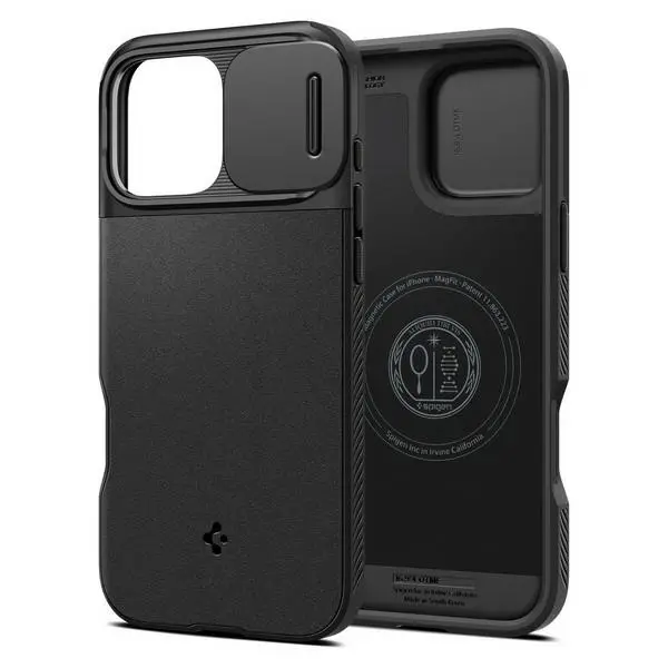 Etui Spigen Optik Armor MAG Magsafe do iPhone 16 Pro Max Czarny